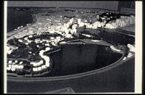 XIX Triennale - Le partecipazioni internazionali - L'architettura della città - Portogallo - Modello del progetto per la chiusura della Baia Praia Grande a Macao di Manuel Vincente