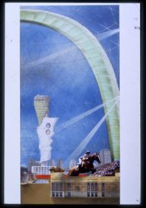 XIX Triennale - Le partecipazioni internazionali - L'architettura della città - Gran Bretagna - Torre del Millennio di Croydon di Birds Portchmouth Russum