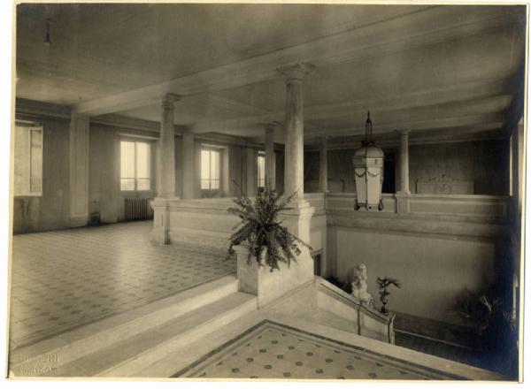 Villa Reale - Atrio al primo piano della scuola I.S.I.A. (Istituto Superiore per le Industrie Artistiche)