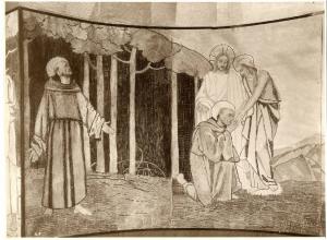 II Biennale - Cappelletta francescana di Beryl Tumiati e Giuseppe Torres - Mosaico con la vita di San Francesco d'Assisi