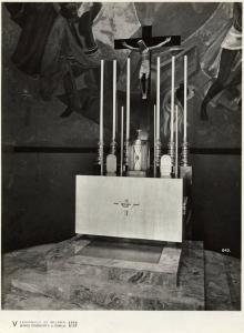 V Triennale - Mostre nel parco - Padiglione della mostra d'arte sacra - Altare di Enrico Ratti