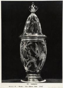 IV Triennale - Galleria dei vetri - Vaso di cristallo inciso di Balsamo Stella