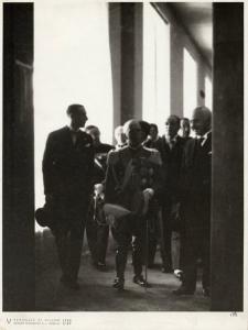 V Triennale - Inaugurazione - Visita del re d'Italia, Vittorio Emanuele III di Savoia - Carlo Alberto Felice