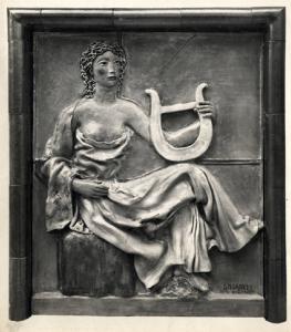 V Triennale - Arti decorative e industriali - Ceramiche - Mattonella decorativa di Dante Morozzi