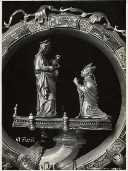 VI Triennale - Mostra dell'antica oreficeria italiana - Vetrina XI. Oreficerie sacre e tre pastorali - Baculo pastorale