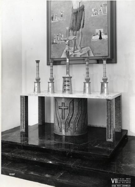 VII Triennale - Mostra dell'arte sacra - Altare in marmo