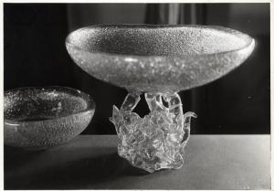 VII Triennale - Mostra dei metalli e dei vetri - Produzione Barovier Toso - Soprammobile in cristallo "rugiada"