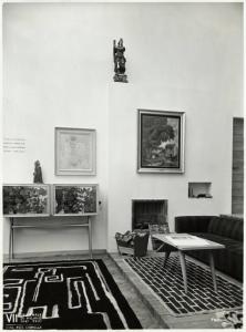 VII Triennale - Galleria dell'arredamento - Prima parte - Ambiente di soggiorno per un collezionista di Enrico Ciuti