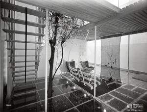 VII Triennale - Galleria dell'arredamento - Seconda parte - Stanza di soggiorno in una villa di Franco Albini