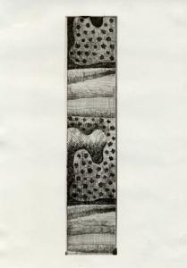 VII Triennale - Mostra dei tessuti e dei ricami - Sezione dei merletti e dei ricami - Disegno per ricamo di Giulia Veronesi