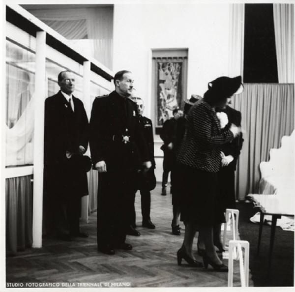 VII Triennale - Visita della duchessa di Genova, Maria Adelaide di Savoia-Genova - Giuseppe Bianchini