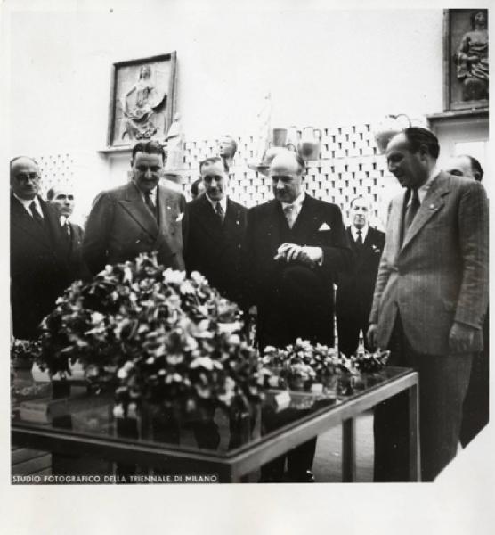 VII Triennale - Visita dell¿ambasciatore di Francia, André François-Poncet - Giuseppe Bianchini - Carlo Alberto Felice - Gio Ponti
