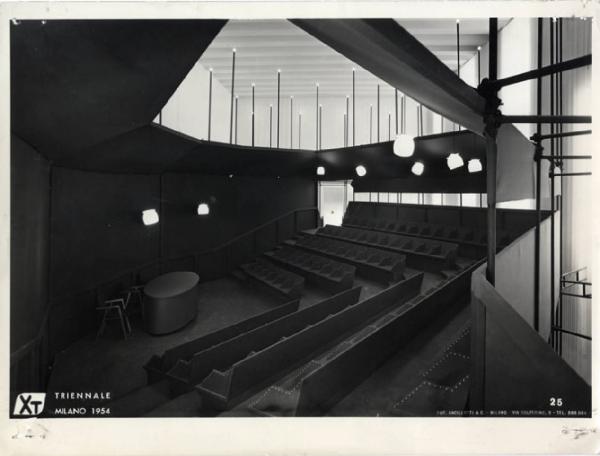 X Triennale - Salone d'onore. I trent'anni della Triennale 1924-54 - Auditorium - Franco Albini e Franca Helg