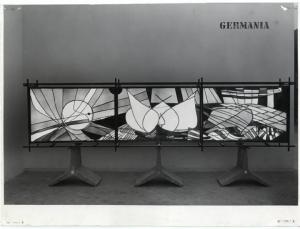 X Triennale - Germania - Vetrata dipinta "Lo spirito santo" - Georg Meistermann