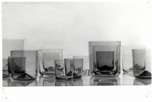 X Triennale - Forma scandinava - Finlandia - Bicchieri in vetro - Kaj Franck