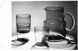 X Triennale - Forma scandinava - Finlandia - Bicchieri e caraffa in vetro - Saara Hopea