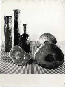 X Triennale - Mostra merceologica - Sezione C - Vaso in metallo smaltato - Paolo De Poli