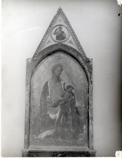 XI Triennale - Mostra di museologia - Tavola con Madonna con Bambino del XVI sec.
