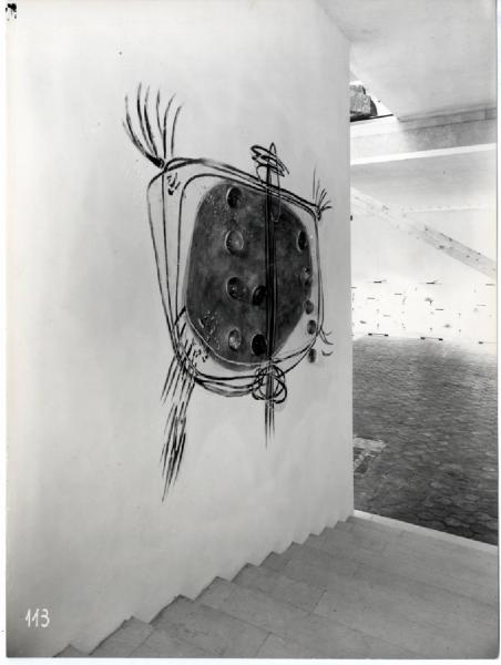 XI Triennale - Ambienti di rappresentanza-Relazione fra le arti - Composizione murale - Lucio Fontana