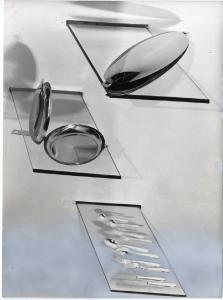 XI Triennale - Mostra delle Produzioni d'arte - Sezione dei metalli - Utensili in acciaio e argento - Roberto Sambonet