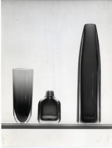 XI Triennale - Mostra delle Produzioni d'arte - Sezione del vetro - Vasi in vetro colorato - Flavio Poli