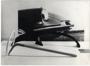 XI Triennale - Mostra internazionale dell'Industrial Design - Vano dedicato alla Citroen DS19