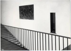 XI Triennale - Ambienti di rappresentanza-Relazione fra le arti - Particolare della parete dello scalone