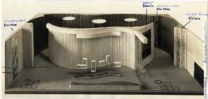 XI Triennale - Sezione della Cecoslovacchia - Modello in scala del padiglione - Frantisek Tröster