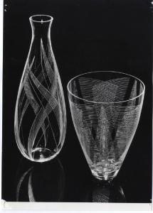 XI Triennale - Sezione della Cecoslovacchia - Vasi in cristallo soffiati