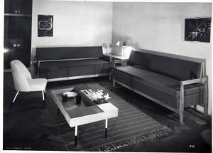 IX Triennale - Abitazione - Alloggio n. 1: appartamento per 4 persone - Camera da letto per i figli - Carlo Pagani - Franca Antonioli Helg