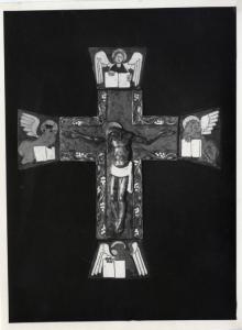 IX Triennale - Mostra dei concorsi del Duomo e Mostra d'arte sacra - Salone d'onore - Crocifisso in bronzo di Mario Negri