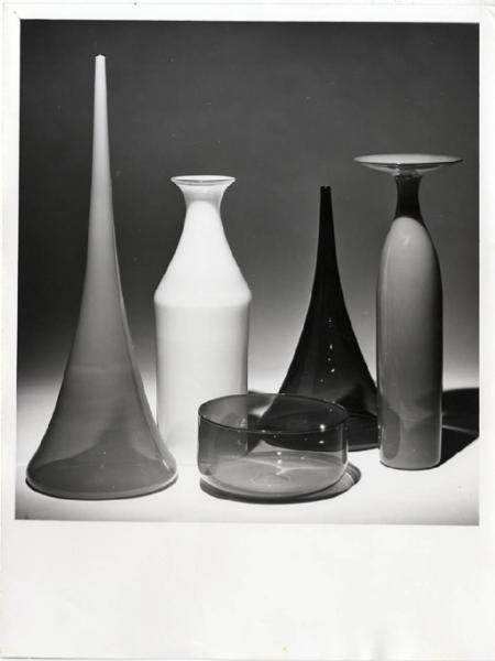 XII Triennale - Mostra internazionale del vetro e dell'acciaio - Vasi in vetro