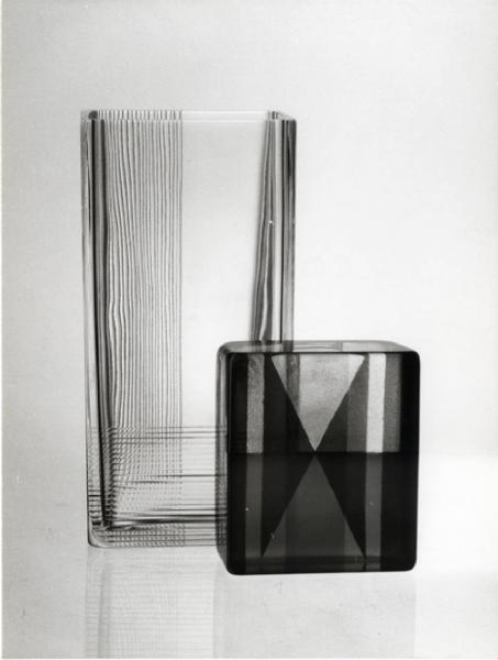 XII Triennale - Mostra internazionale del vetro e dell'acciaio - Vasi in vetro - Sven Palmqvist