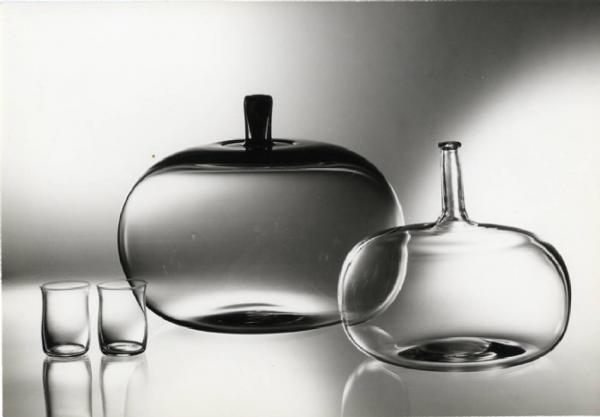 XII Triennale - Mostra internazionale del vetro e dell'acciaio - Vasi in vetro - Lundin Ingeborg