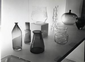 XII Triennale - Sezione della Svezia - Oggetti in vetro - Orrefors Glasbrucks