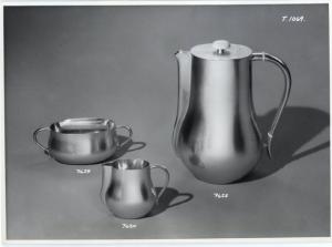 XII Triennale - Sezione della Norvegia - Servizio da caffè in argento - Thornbjorn Lie-Jorgensen
