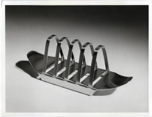 XII Triennale - Mostra internazionale del vetro e dell'acciaio - Portapane in acciaio inossidabile - Robert Welch