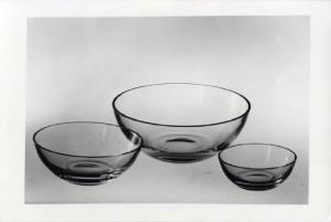 XII Triennale - Mostra internazionale del vetro e dell'acciaio - Ciotole in vetro