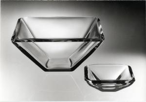 XII Triennale - Mostra internazionale del vetro e dell'acciaio - Portacenere e contenitore in vetro - Sven Palmqvist