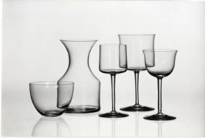 XII Triennale - Mostra internazionale del vetro e dell'acciaio - Ciotola, brocca e bicchieri in vetro - Lundin Ingeborg