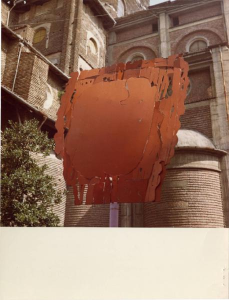 XIV Triennale - Interventi nel centro storico di Pavia - Opere d'arte - Scultura di Pietro Consagra