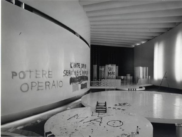 XIV Triennale - Occupazione della Triennale - Palazzo dell'Arte - Sezione dell'Italia