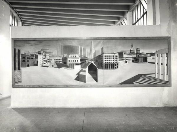 XV Triennale - Architettura-città, Mostra internazionale d'architettura - Dipinto "La città analoga" di Arduino Cantafora