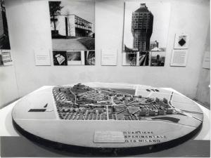 XV Triennale - Architettura-città, Mostra internazionale d'architettura - Omaggio a tre architetti - Modello in scala del QT8