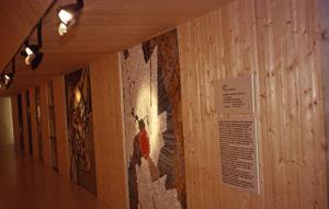 XV Triennale - Sezione del lavoro artigiano - Mosaico "Natura viva" di Ezio Ciola - Mosaico in quattro pannelli di Ferdinando Moneta