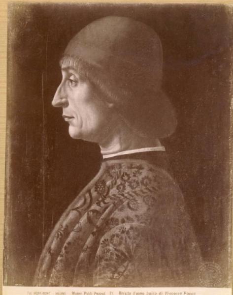Foppa, Vincenzo - Ritratto di Giovanni Francesco Brivio - Dipinto - Tempera su tavola - Milano - Museo Poldi Pezzoli