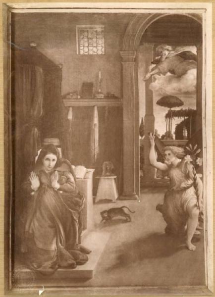 Lotto, Lorenzo - Annunciazione - Dipinto - Olio su tela - Recanati - Pinacoteca Comunale