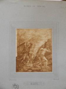 Cacciata di Adamo ed Eva dal Paradiso terrestre - Disegno - Venezia - Accademia delle Belle Arti