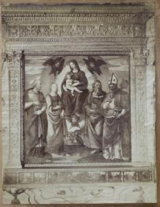 Raffaellino del Garbo (detto il) - Madonna con Bambino e Santi - Dipinto - Siena - Santa Maria degli Angeli