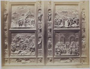 Ghiberti, Lorenzo - Storie dell' Antico Testamento - Porta del paradiso - Particolare - Scultura in bronzo - Firenze - Battistero